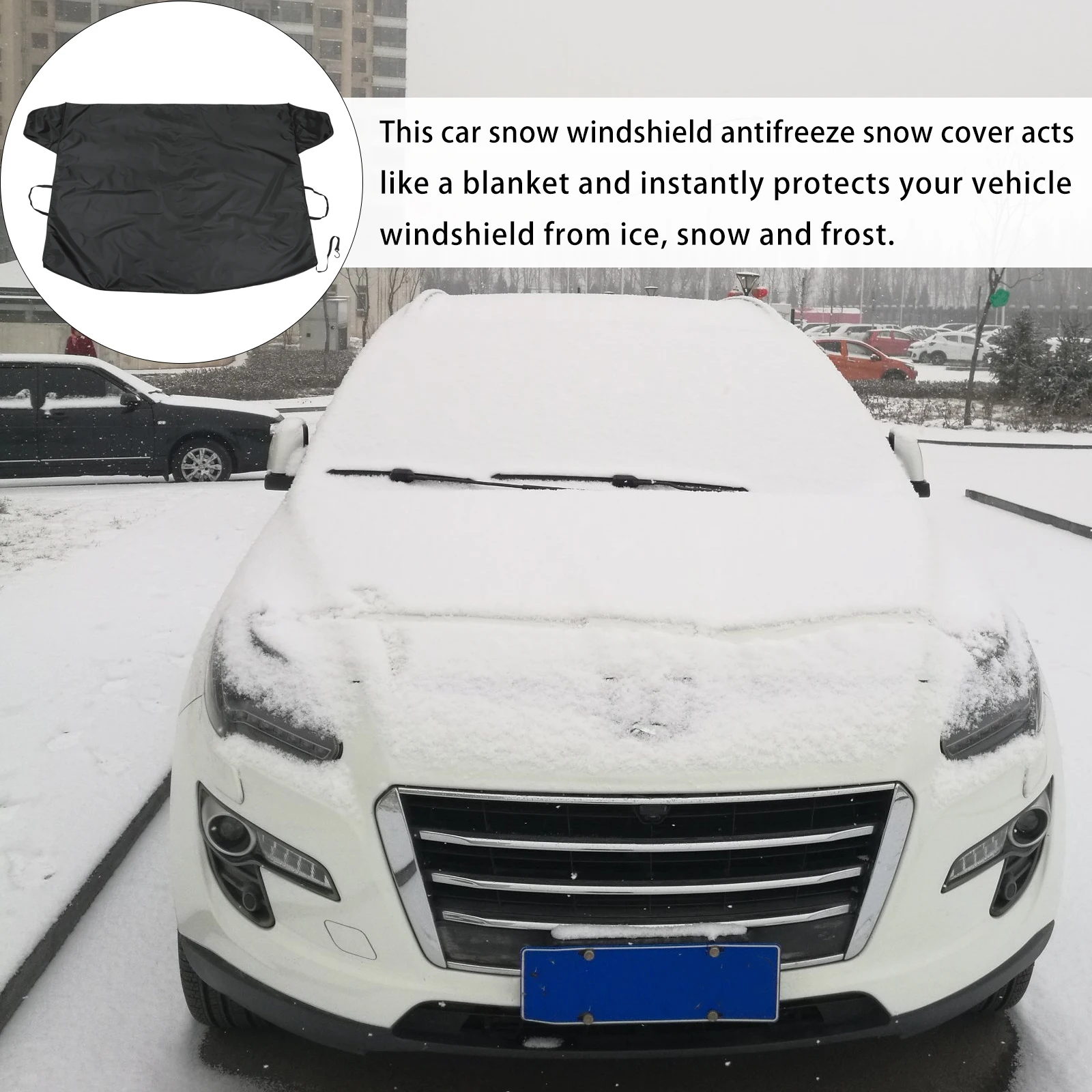 Windshield Cover for Ice Snow Anti Freeze Oxford Cloth Sun Heat Insulation Frost Shield Car Front Window Shade Rain
Windshield Cover for Ice Snow Anti Freeze Oxford Cloth Sun Heat Insulation Frost Shield Car Front Window Shade Rain