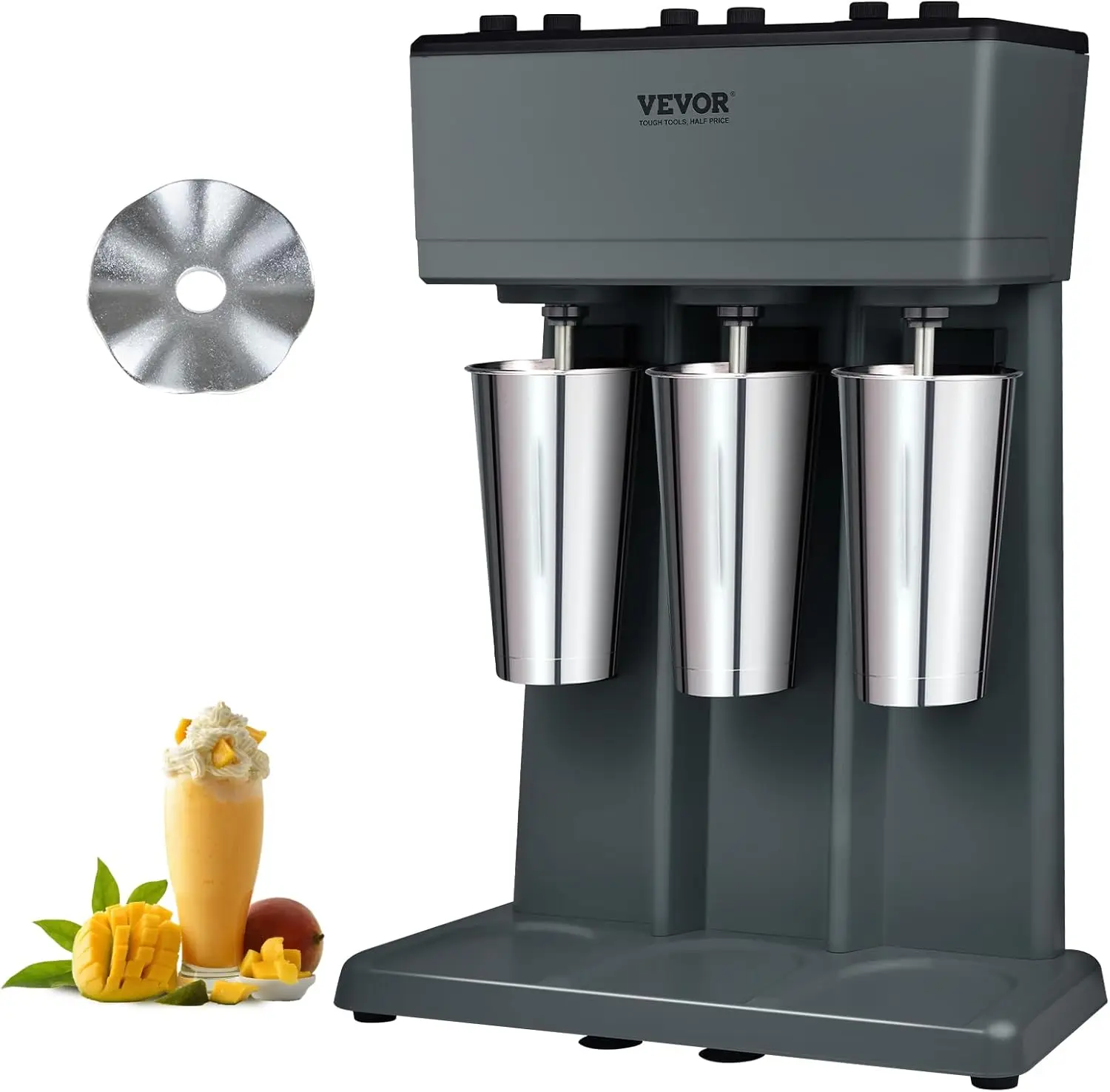 Milkshake Maker, 375W x 3 Electric Milkshake Machine, Triple Heads Drink Mixer Blender Machine, 3-Speed Milkshake Mixer
Milkshake Maker, 375W x 3 Electric Milkshake Machine, Triple Heads Drink Mixer Blender Machine, 3-Speed Milkshake Mixer