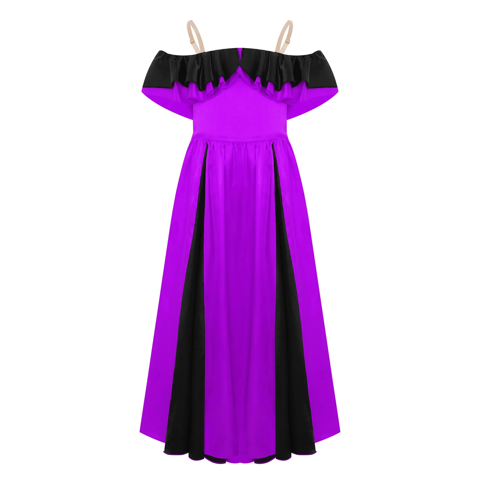 Детское платье с открытыми плечами для девочек с регулируемыми бретелями, многоуровневое платье с рюшами, украшенное цветными блоками, боковая молния, атласное вечернее платье макси
Детское платье с открытыми плечами для девочек с регулируемыми бретелями, многоуровневое платье с рюшами, украшенное цветными блоками, боковая молния, атласное вечернее платье макси