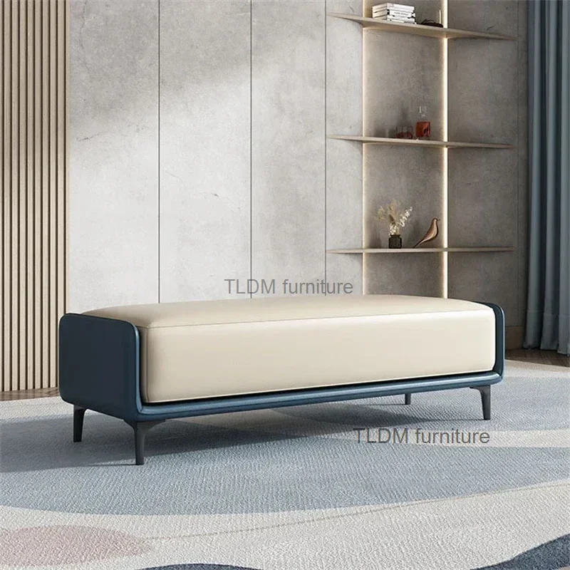 Italian Luxury leather Stools Bedroom Bed End Ottomans Nordic Living Room Shoe Changing Stool Clothing Store Bench Step Stool Z
Italian Luxury leather Stools Bedroom Bed End Ottomans Nordic Living Room Shoe Changing Stool Clothing Store Bench Step Stool Z