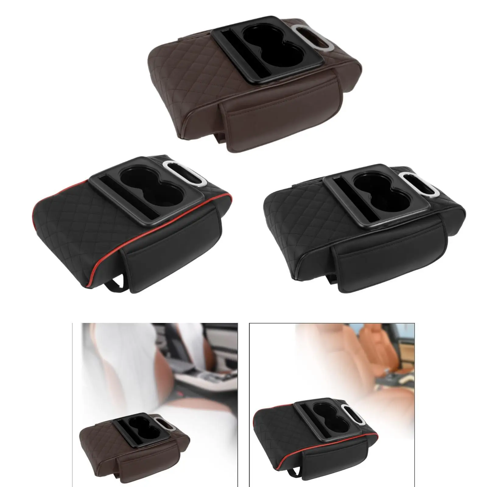 Generic Armrest Cushion Pad Car Center Console Pad with Storage Pocket Universal Phone Slot with Cup Holder for Sedan
Generic Armrest Cushion Pad Car Center Console Pad with Storage Pocket Universal Phone Slot with Cup Holder for Sedan