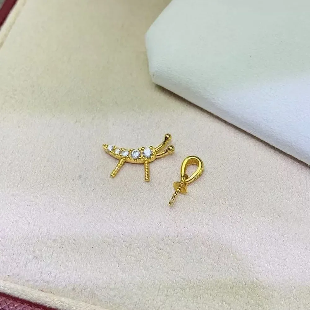 925 Stamped Alloy Gold Plating Pearl Pendant Setting DIY Jewelry Findings, Craft Supplies for Handmade Pendant Accessory
925 Stamped Alloy Gold Plating Pearl Pendant Setting DIY Jewelry Findings, Craft Supplies for Handmade Pendant Accessory