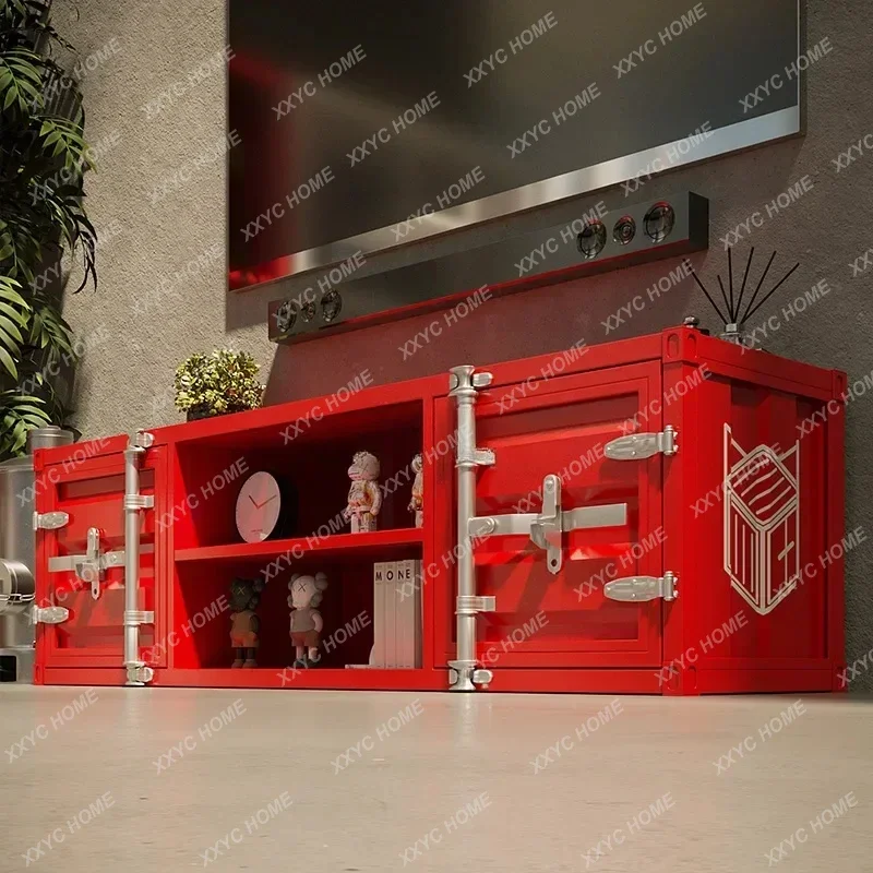 WWIndustrial Style Personalized Wrought Iron TV Cabinet Simple Creative Container Small Apartment Living Room Storage Cabinet
WWIndustrial Style Personalized Wrought Iron TV Cabinet Simple Creative Container Small Apartment Living Room Storage Cabinet