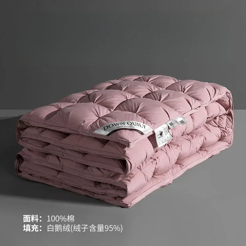 2024 new three-dimensional twisted flower 95 white goose down winter quilt thickened to keep warm spring and autumn quilt core
2024 new three-dimensional twisted flower 95 white goose down winter quilt thickened to keep warm spring and autumn quilt core
