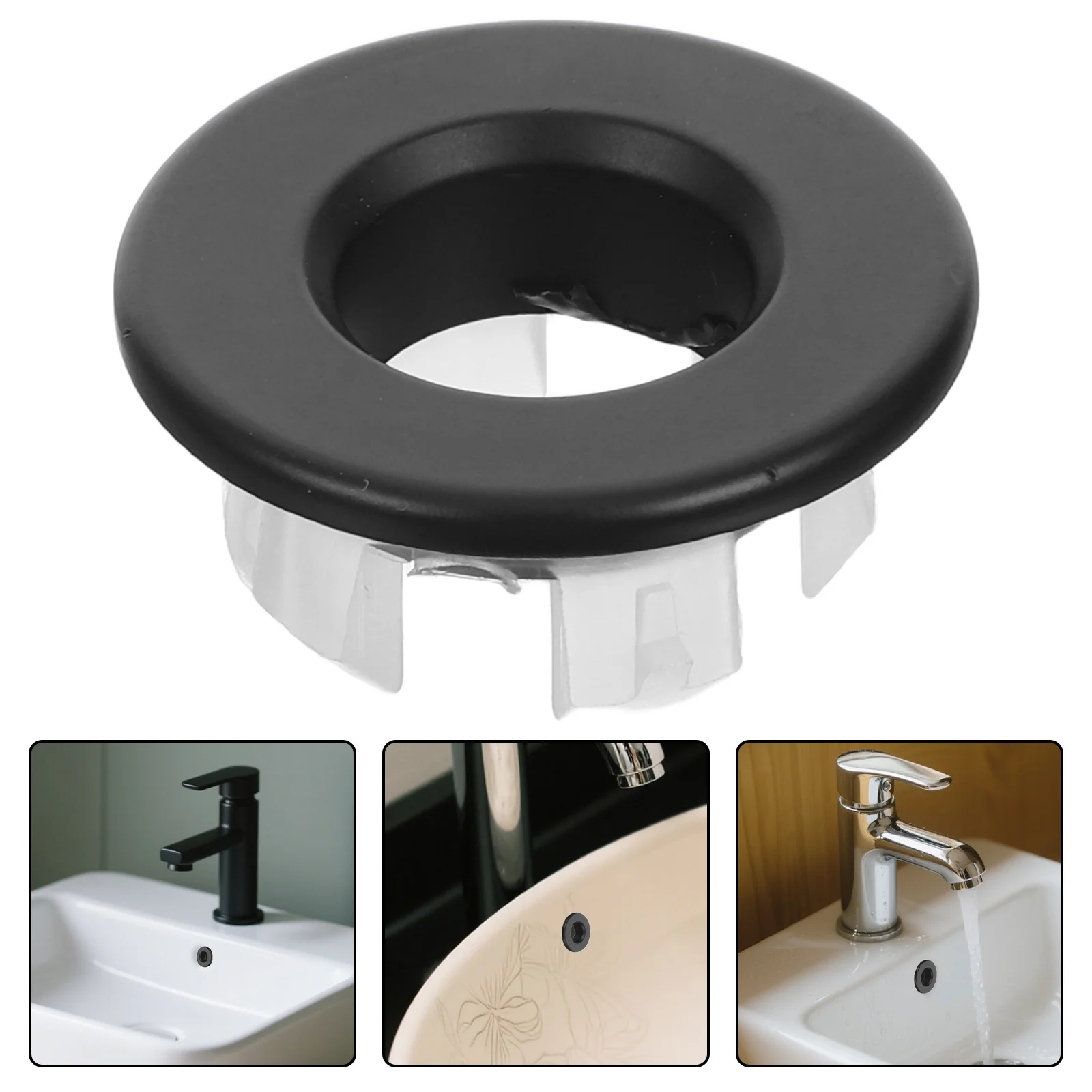 Sink Overflow Hole Cover Black Universal Basin Overflow Cap Easy Install Bathroom Sink Accessories Ceramic Basin Hole Cover
Sink Overflow Hole Cover Black Universal Basin Overflow Cap Easy Install Bathroom Sink Accessories Ceramic Basin Hole Cover