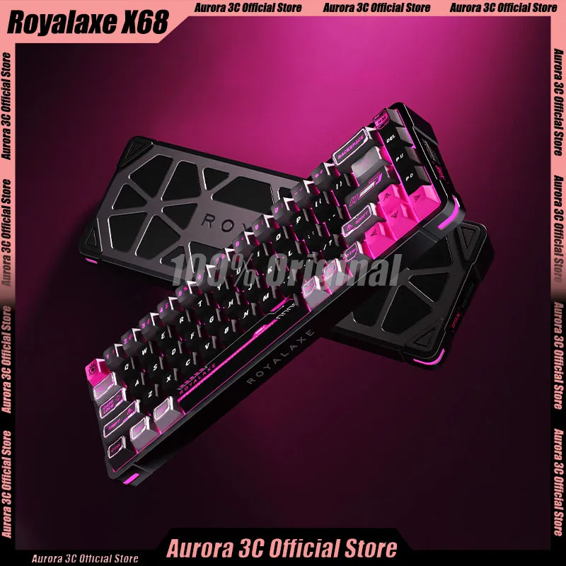 Royal Axe X68 Magenetic Switch Keyboard Wired Aluminum Alloy Mechanical Keyboard CNC RGB RT 0.01mm 8K Gaming Keyboard PC Custom
Royal Axe X68 Magenetic Switch Keyboard Wired Aluminum Alloy Mechanical Keyboard CNC RGB RT 0.01mm 8K Gaming Keyboard PC Custom