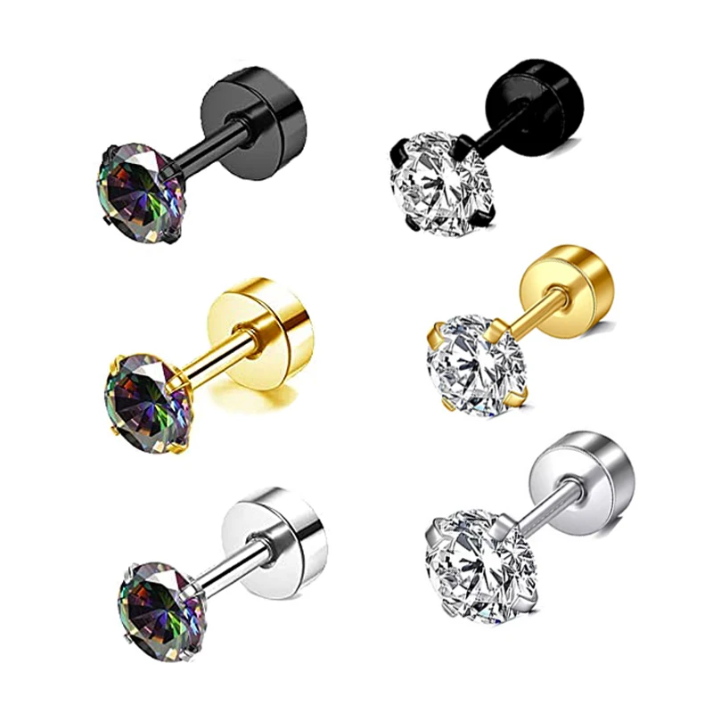 Back Earrings Screw Back Earrings for Women Flat Back Stud Earrings Surgical Steel Earrings with Screw Backs 20g Cartil
Back Earrings Screw Back Earrings for Women Flat Back Stud Earrings Surgical Steel Earrings with Screw Backs 20g Cartil