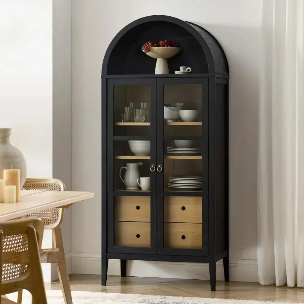 Modway Nolan Modern Farmhouse 71" Tall Arched Storage Display Cabinet in Black Oak Wood Grain
Modway Nolan Modern Farmhouse 71" Tall Arched Storage Display Cabinet in Black Oak Wood Grain