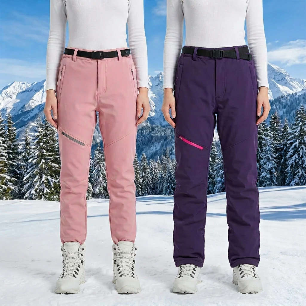Outdoor Winter Ski Pants for Women Windproof Waterproof Snowboard Snow Fleece Pants Thick Warm Trousers Hiking Pants
Outdoor Winter Ski Pants for Women Windproof Waterproof Snowboard Snow Fleece Pants Thick Warm Trousers Hiking Pants