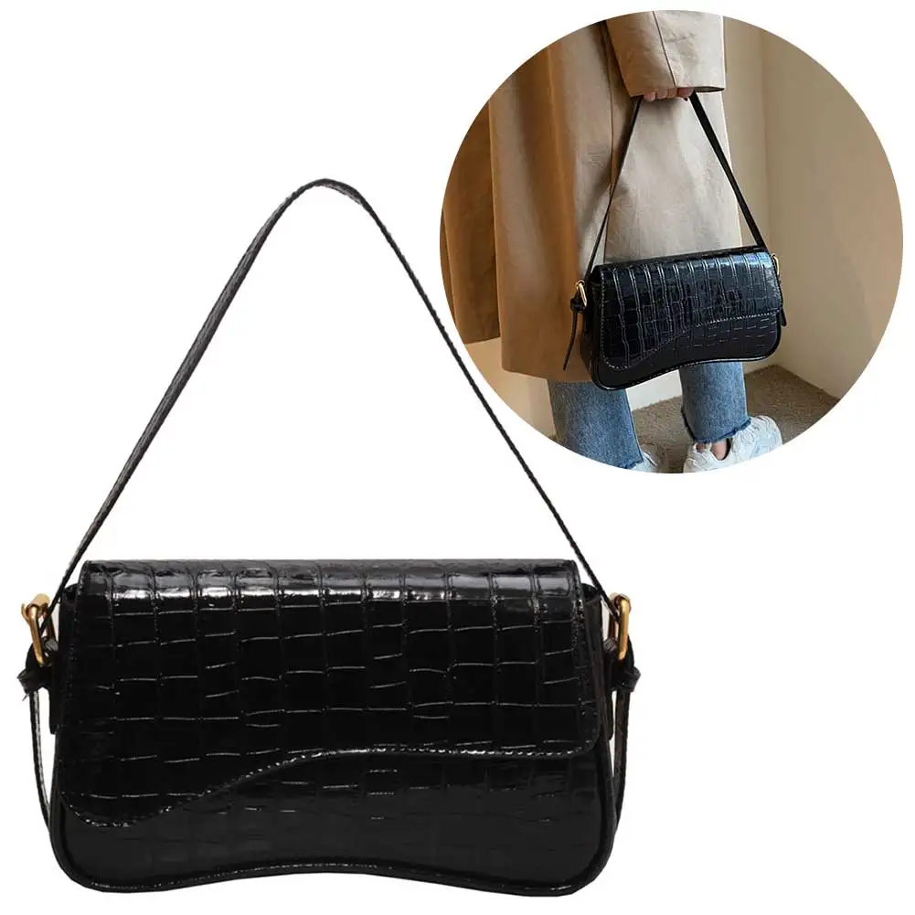 PU Leather Chic Sling Purses Large Capacity Women Single Shoulder Bag Solid Color Vintage Satchel Bag Buckle Closure Travel Bags
PU Leather Chic Sling Purses Large Capacity Women Single Shoulder Bag Solid Color Vintage Satchel Bag Buckle Closure Travel Bags