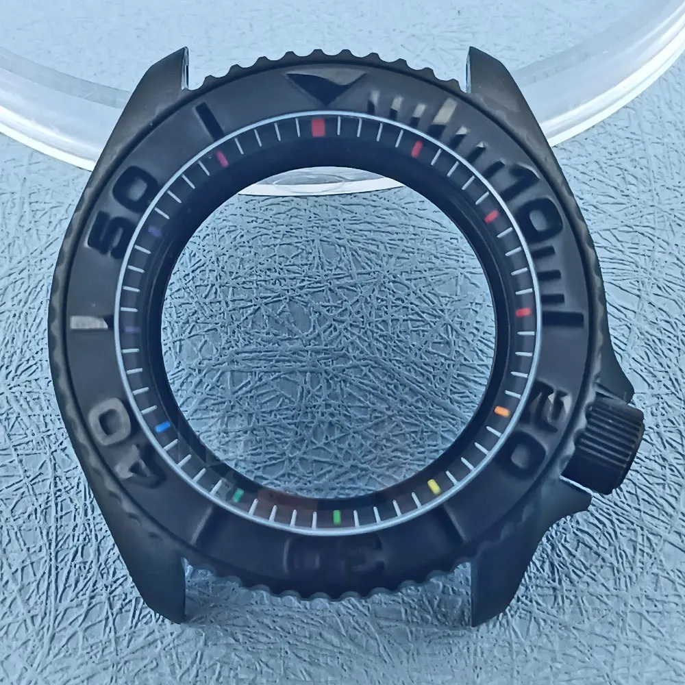 41mm SKX 007 matte black watch case suitable for 28.5mm dial nh34 nh35 nh36 movement 316L stainless steel sapphire glass
41mm SKX 007 matte black watch case suitable for 28.5mm dial nh34 nh35 nh36 movement 316L stainless steel sapphire glass