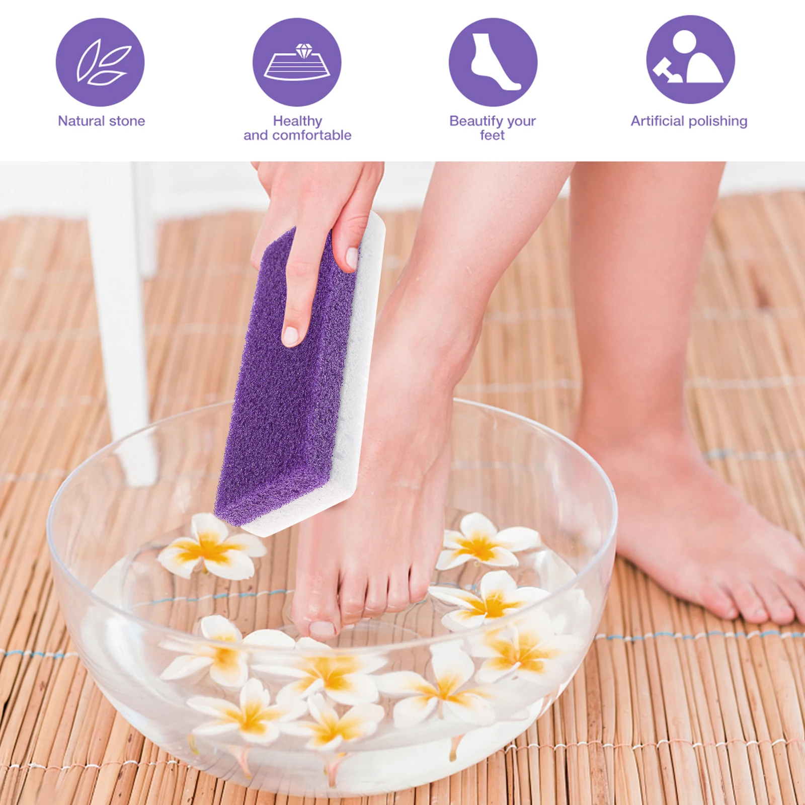 2 Pcs Skin Care Tools for Removing Dead from Stepping Stones Scraper Cleansing Calloused Feet Remover
2 Pcs Skin Care Tools for Removing Dead from Stepping Stones Scraper Cleansing Calloused Feet Remover