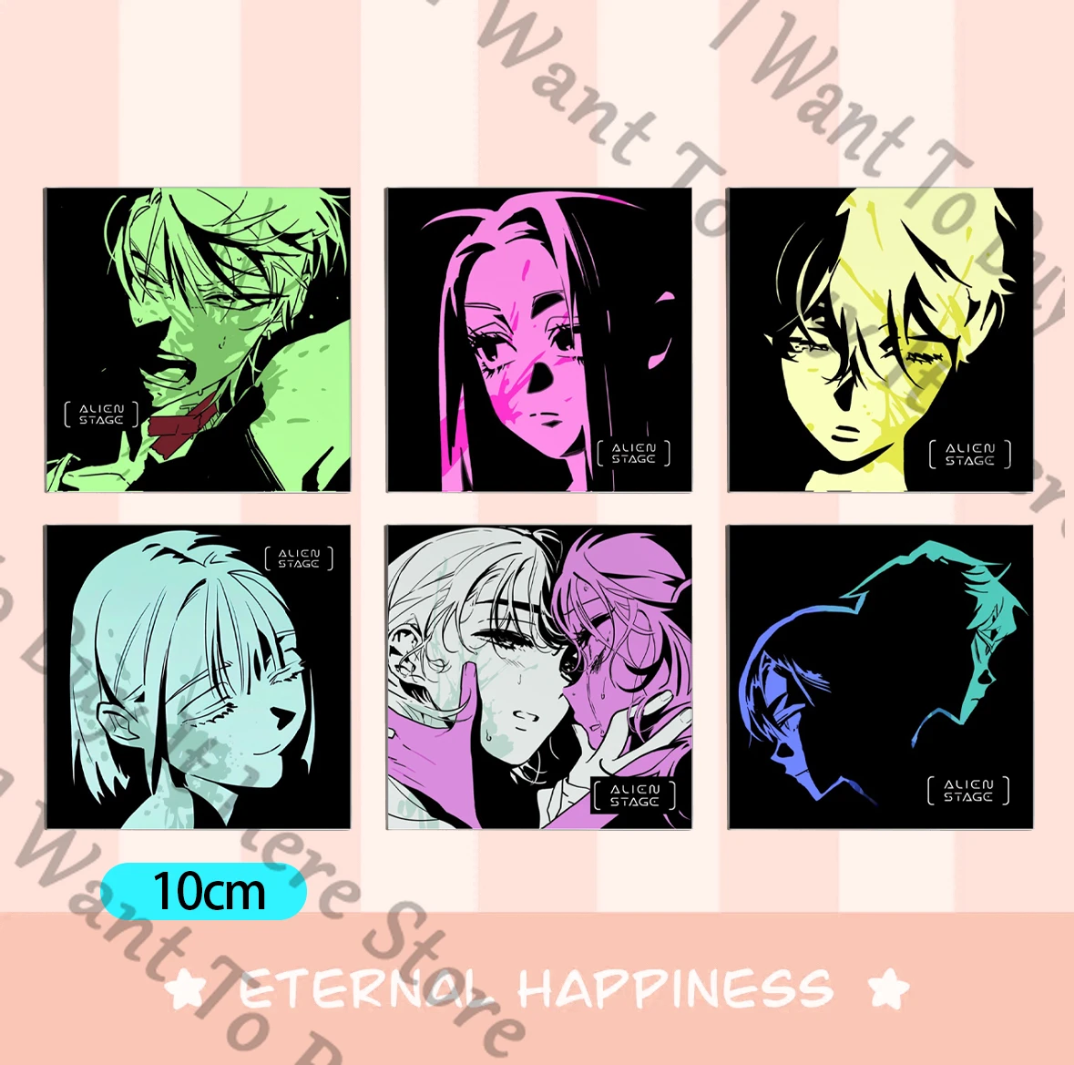 Anime Alien Stage Till Mizi Sua Ivan Luka Cosplay Acrylic Coaster Ornament Cartoon Cup Mat Mascot Accessory Sign Collection Gift
Anime Alien Stage Till Mizi Sua Ivan Luka Cosplay Acrylic Coaster Ornament Cartoon Cup Mat Mascot Accessory Sign Collection Gift