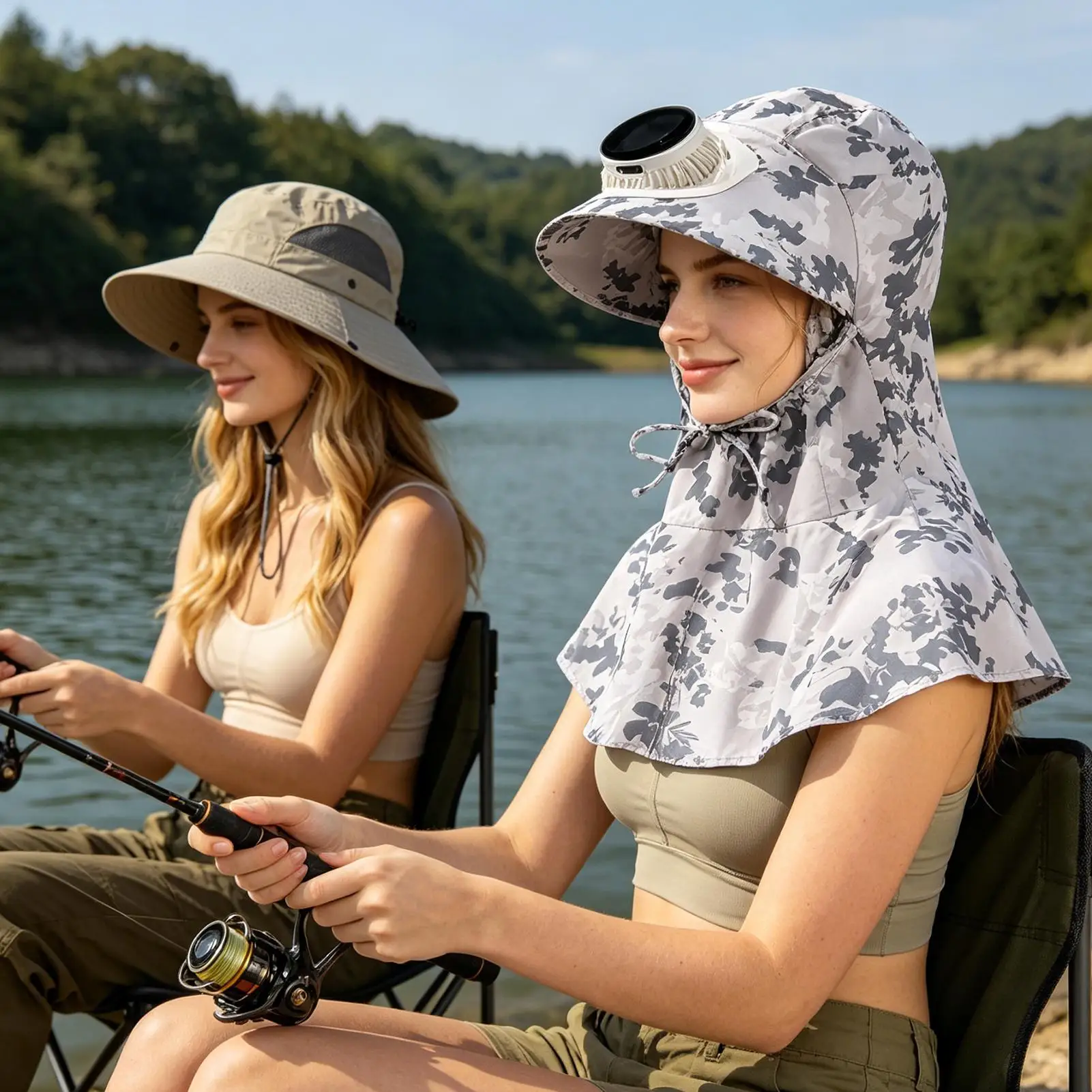 Hat With Fan USB Rechargeable Wide Brim Neck Flap 3 Speeds Solar Hat With Built In Fan For Beach Vacation Travel Gardening
Hat With Fan USB Rechargeable Wide Brim Neck Flap 3 Speeds Solar Hat With Built In Fan For Beach Vacation Travel Gardening