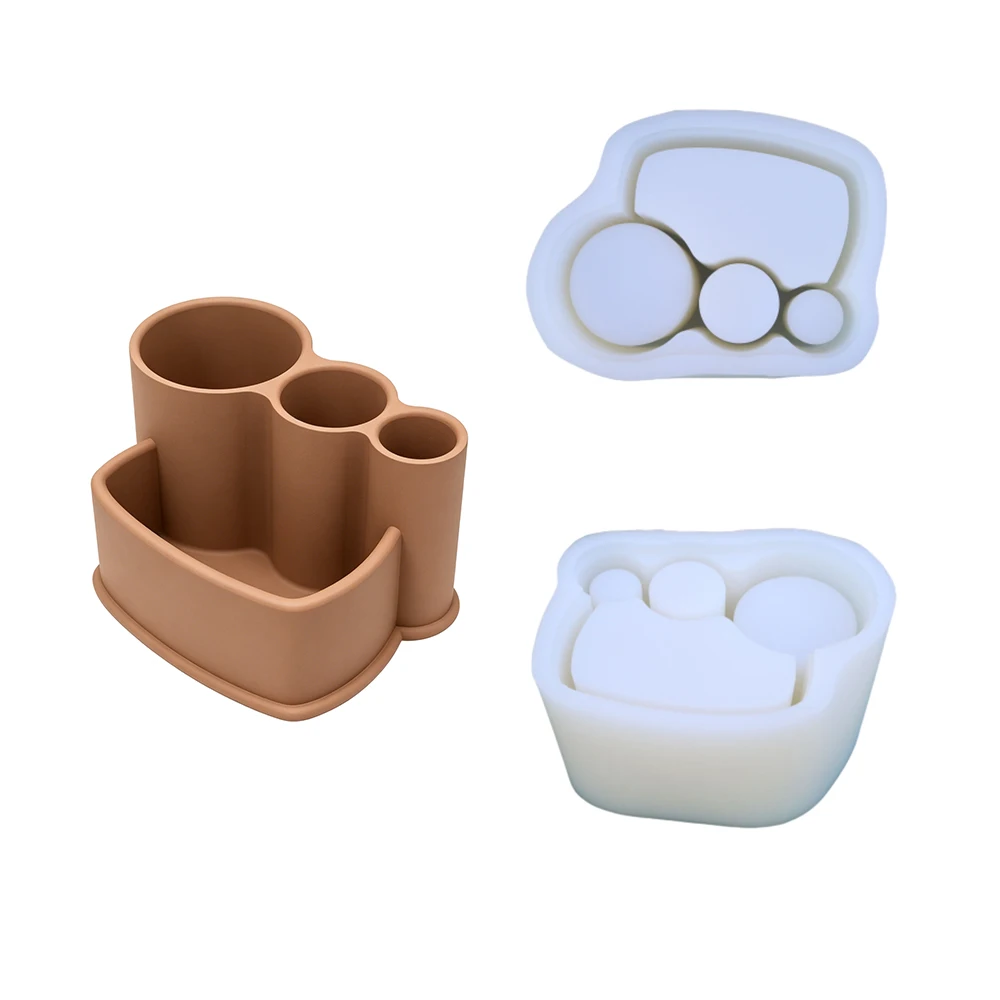 All-in-One Multi-Hole Bathroom Storage Caddy Silicone Mold Reusable Durable Craft Tool for Cosmetic Organizer DIY
All-in-One Multi-Hole Bathroom Storage Caddy Silicone Mold Reusable Durable Craft Tool for Cosmetic Organizer DIY