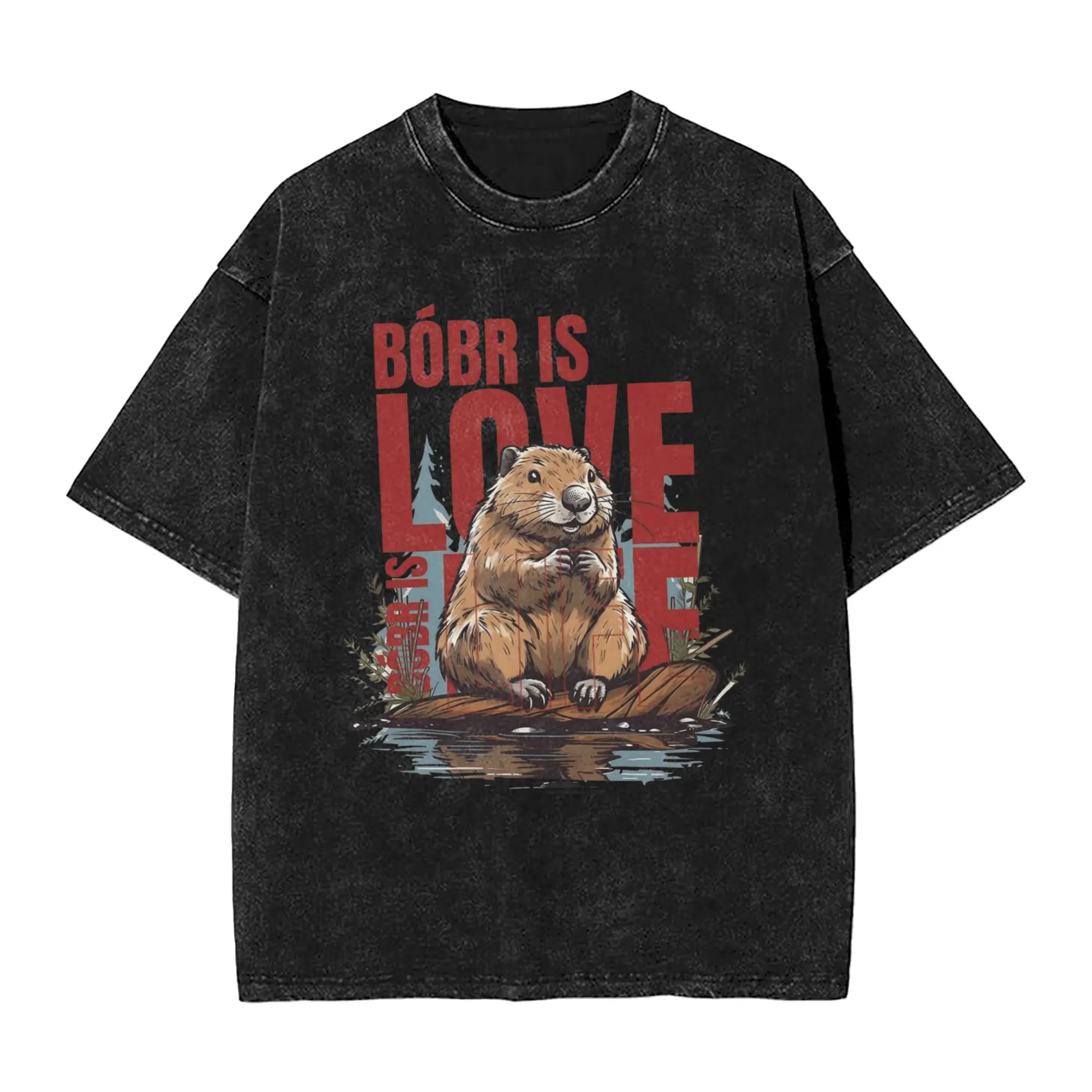 Футболка Bobr is Love Bober is Life, мужские винтажные повседневные футболки, летние футболки в стиле Харадзюку с круглым вырезом, свободная одежда больших размеров
Футболка Bobr is Love Bober is Life, мужские винтажные повседневные футболки, летние футболки в стиле Харадзюку с круглым вырезом, свободная одежда больших размеров