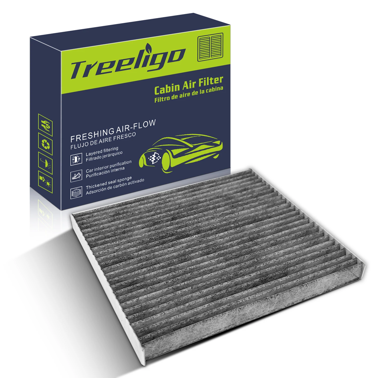 Treeligo 1 шт. CF10133 активированный уголь Fram салонный воздушный фильтр для TOYOT Corolla 2002-2008/Matrix 2003-2008 A 8856802020 Совершенно новый
Treeligo 1 шт. CF10133 активированный уголь Fram салонный воздушный фильтр для TOYOT Corolla 2002-2008/Matrix 2003-2008 A 8856802020 Совершенно новый