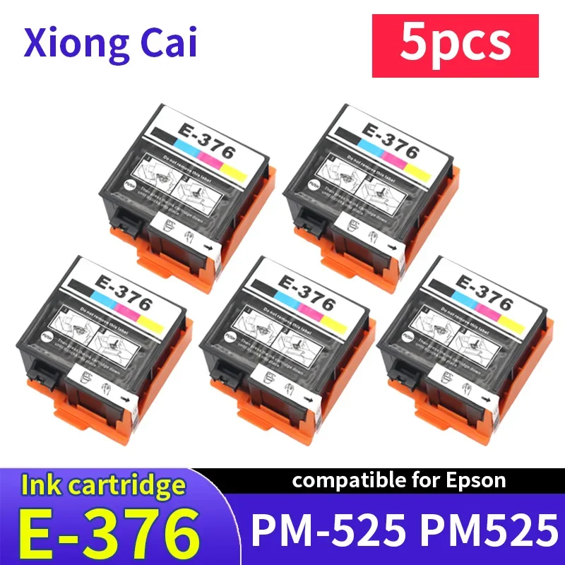5pcs 376 Premium T3760 ink cartridge T376 ink cartridge Compatible Printer t376 Ink Cartridge 376 for Epson PictureMate PM-525
5pcs 376 Premium T3760 ink cartridge T376 ink cartridge Compatible Printer t376 Ink Cartridge 376 for Epson PictureMate PM-525