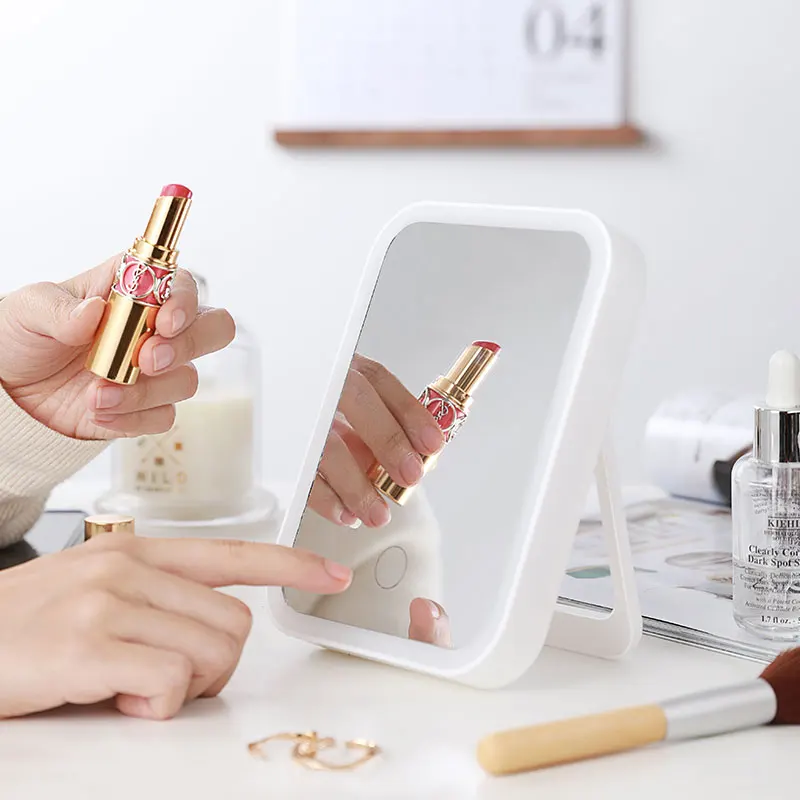 LED Brightness Makeup Mirror Touch Screen Vanity Mirror With Usb Adjustable Rechargeable Beauty Tool
LED Brightness Makeup Mirror Touch Screen Vanity Mirror With Usb Adjustable Rechargeable Beauty Tool