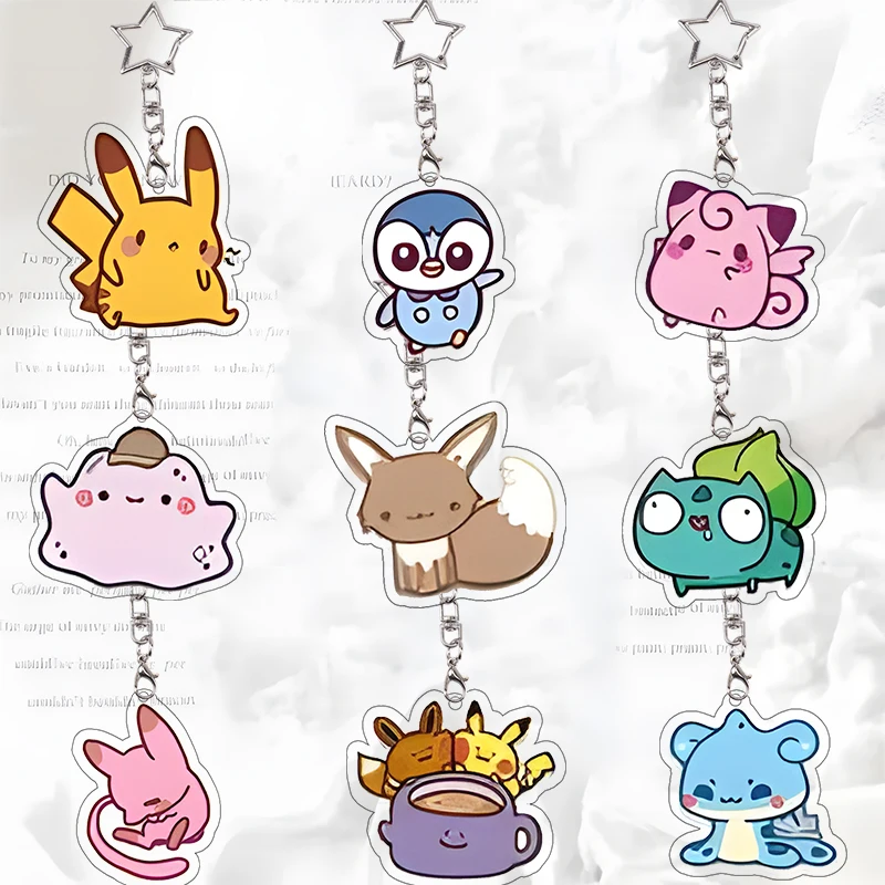 Kawaii Mew Bulbasaur Piplup Squirtle Eevee Double Sided Charm Exquisite Anime Cartoon Cosplay Props Characters Festival Gift
Kawaii Mew Bulbasaur Piplup Squirtle Eevee Double Sided Charm Exquisite Anime Cartoon Cosplay Props Characters Festival Gift