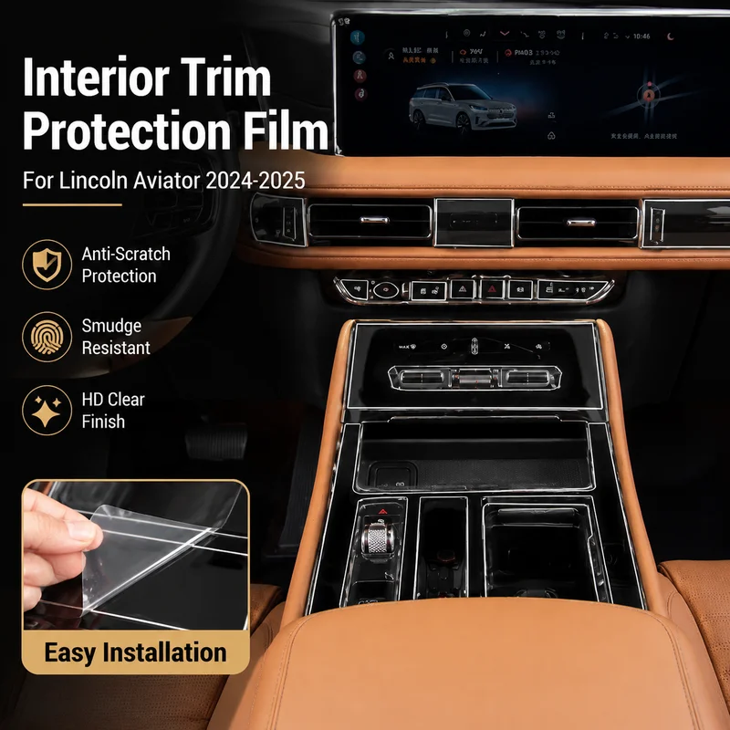 Interior Trim Film For Lincoln Aviator 2024-2025 Center Console Gear Shift Screen Protector Car Accessories, Replacement Parts
Interior Trim Film For Lincoln Aviator 2024-2025 Center Console Gear Shift Screen Protector Car Accessories, Replacement Parts