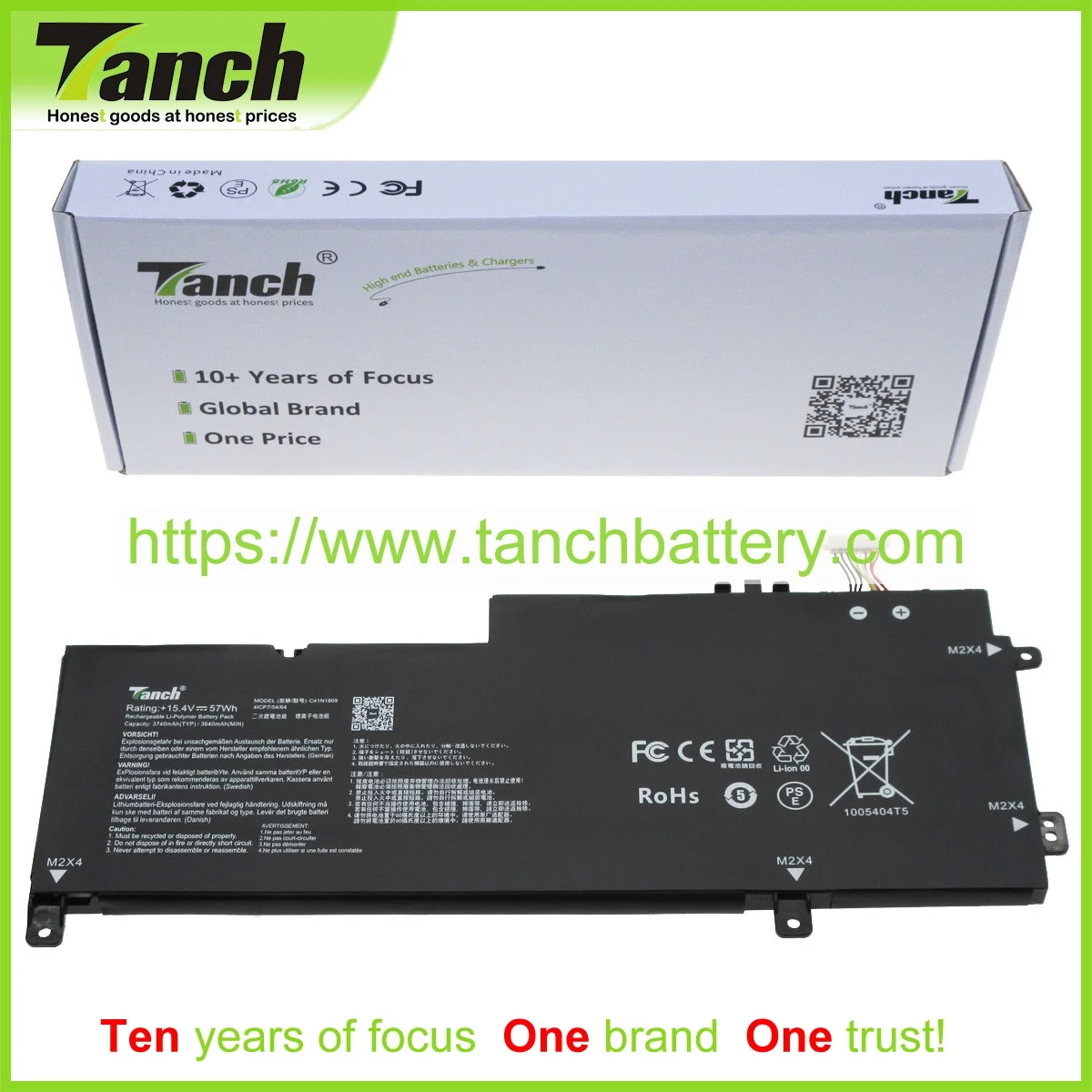 Tanch Laptop Batteries for ASUS UX562 C41N1809 ZenBook Q536FD Q546FD FD-A1061TS FD-2G -BI7T15 FD-EZ021T FD-EZ050R FDX-A1008T FDX
Tanch Laptop Batteries for ASUS UX562 C41N1809 ZenBook Q536FD Q546FD FD-A1061TS FD-2G -BI7T15 FD-EZ021T FD-EZ050R FDX-A1008T FDX