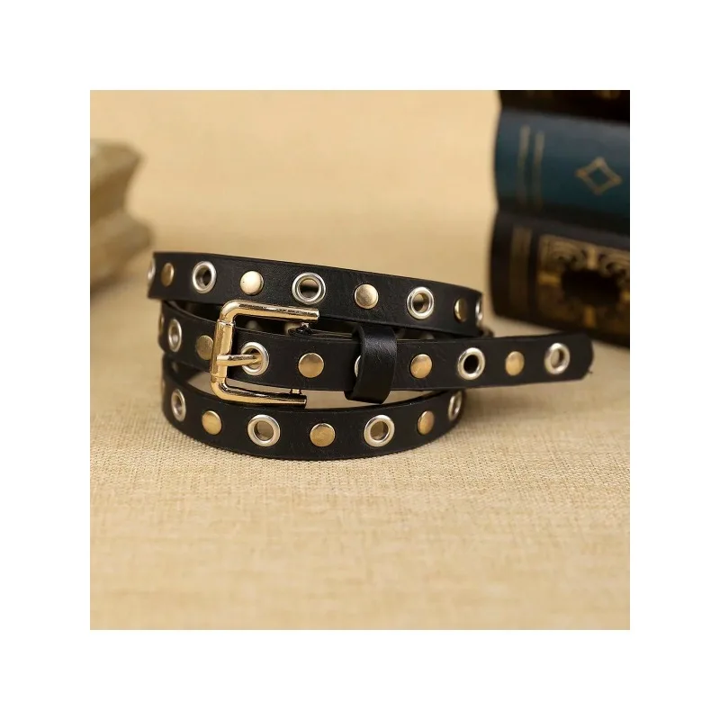 1 женский черный ремень из искусственной кожи, тонкий ремень, стильный, простой, в богемном стиле, модный, универсальный, для шопинга, незаменимый.
1 женский черный ремень из искусственной кожи, тонкий ремень, стильный, простой, в богемном стиле, модный, универсальный, для шопинга, незаменимый.