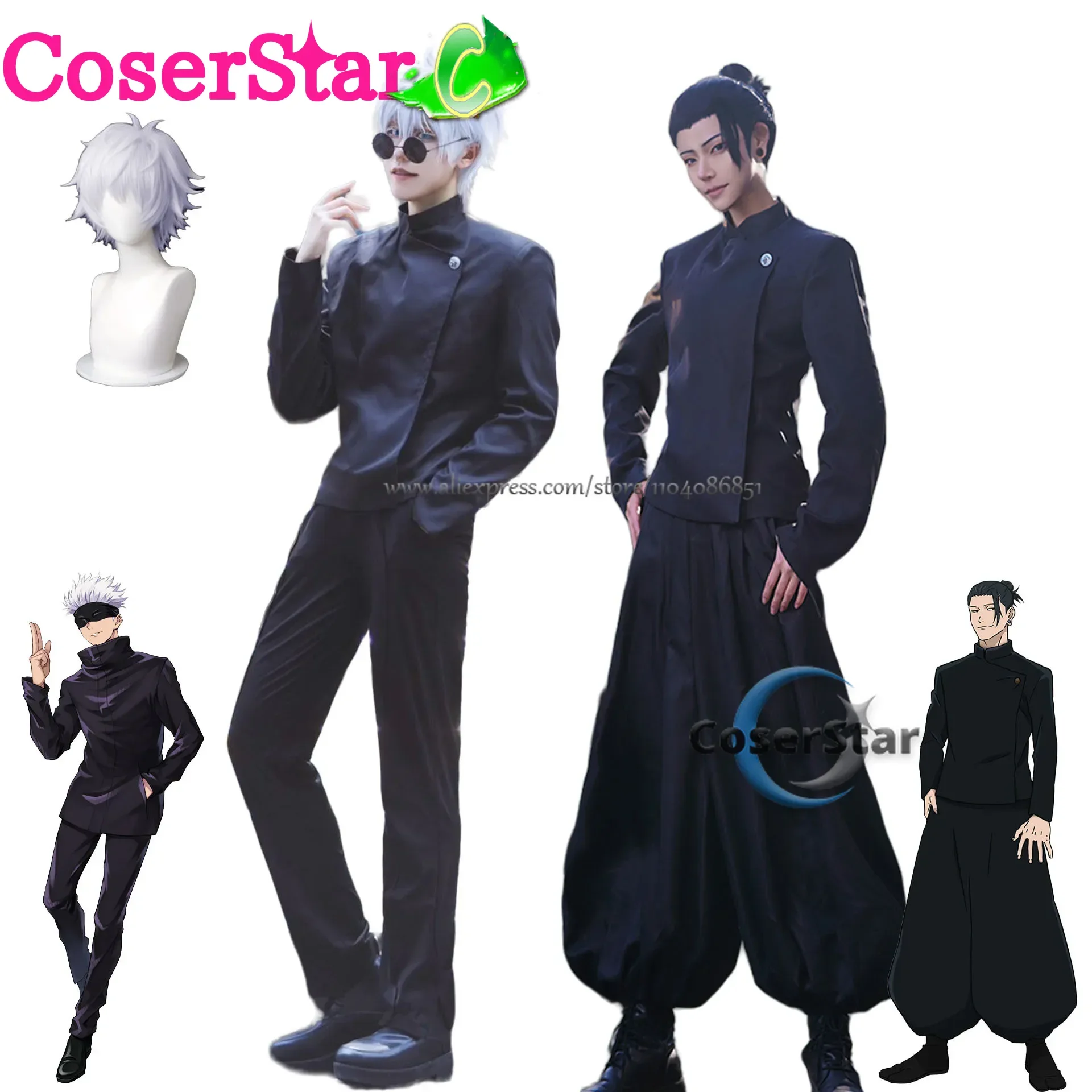 CoserStar-C Jujutsu Kaisen Geto Suguru Cosplay Costume Role Play Comic Con Dress Hallowmas Party Wigs Animation Prop
CoserStar-C Jujutsu Kaisen Geto Suguru Cosplay Costume Role Play Comic Con Dress Hallowmas Party Wigs Animation Prop