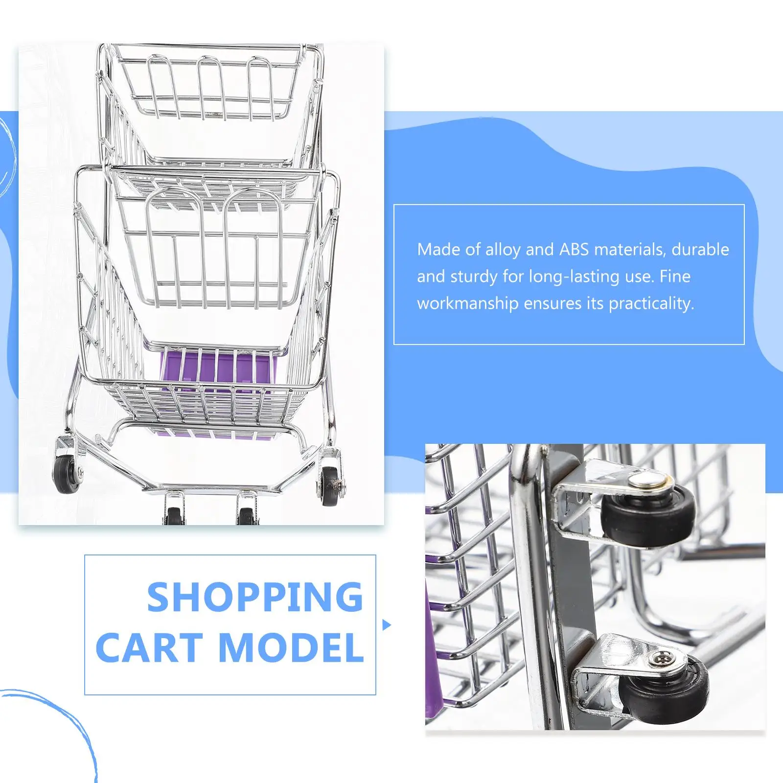 Mini Shopping Purple Kids Toy Trolley Toddler Supermarket Cart Toy Shopping Cart ABS Alloy Practical Gift
Mini Shopping Purple Kids Toy Trolley Toddler Supermarket Cart Toy Shopping Cart ABS Alloy Practical Gift