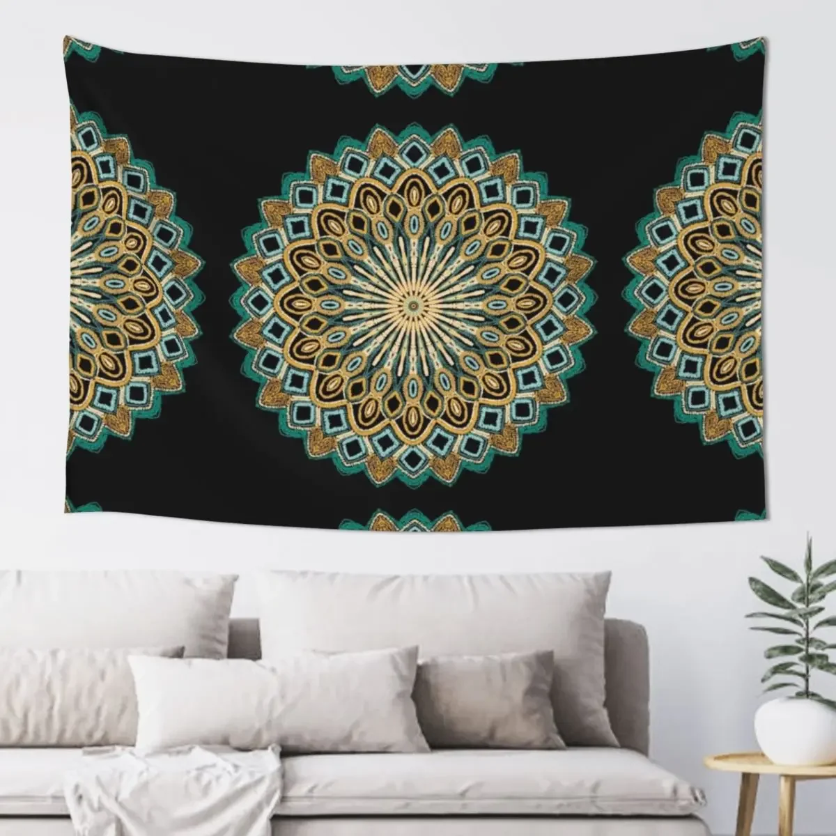 Teal and Gold Mandala Tapestry Hanging Wall Bedroom Decor Decoration For Home Tapestry
Teal and Gold Mandala Tapestry Hanging Wall Bedroom Decor Decoration For Home Tapestry