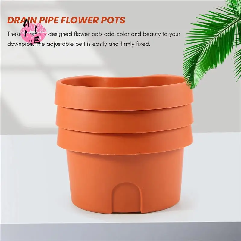 A11E-3 Pc/Lot Unique Gutter Downspout Garden Flower Pot Drain Pipe Flower Pots Tubs Drain Pipe Garden Planters
A11E-3 Pc/Lot Unique Gutter Downspout Garden Flower Pot Drain Pipe Flower Pots Tubs Drain Pipe Garden Planters