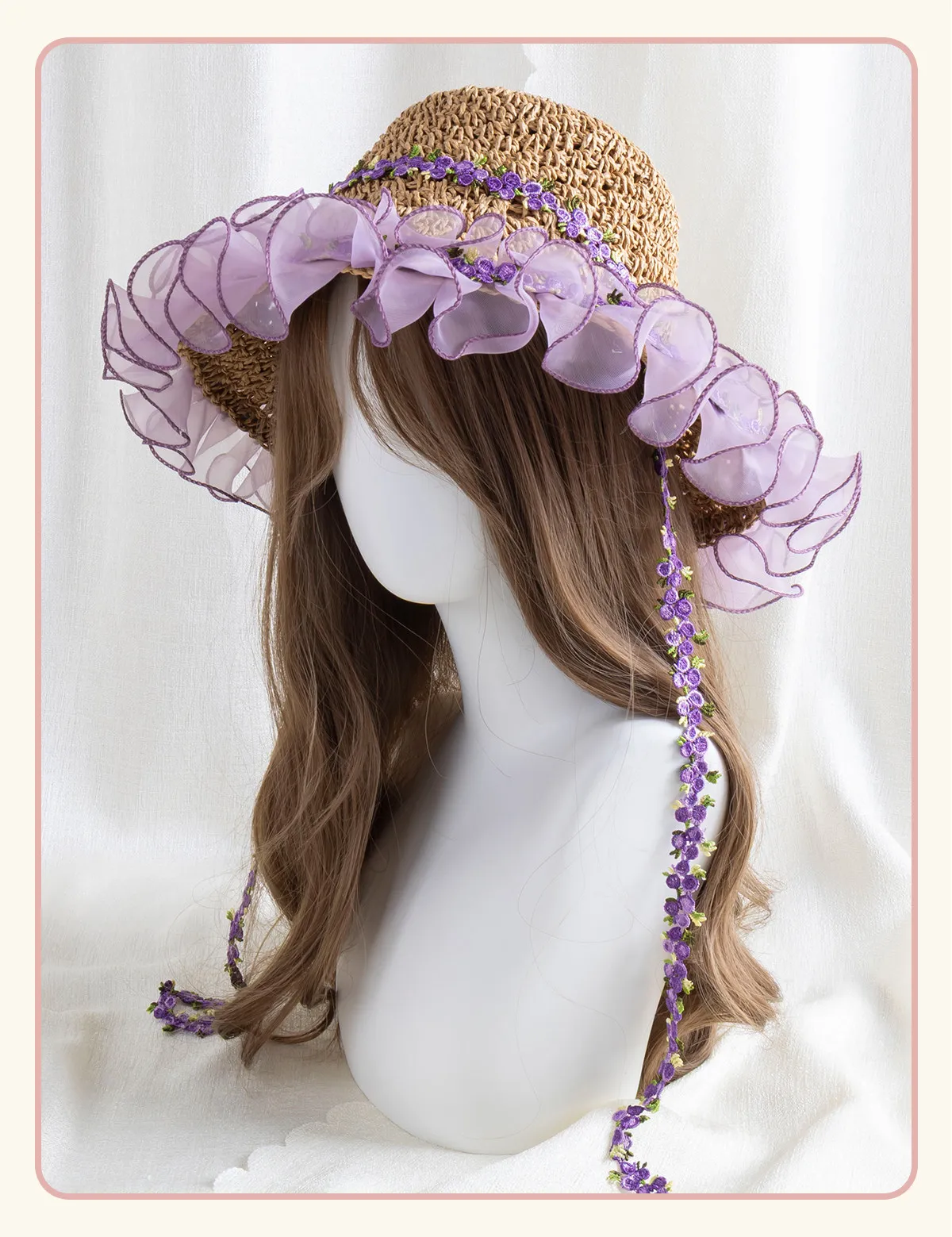 Original design floral small fresh lace Lolita wind sun hat vacation wind sun hat
Original design floral small fresh lace Lolita wind sun hat vacation wind sun hat