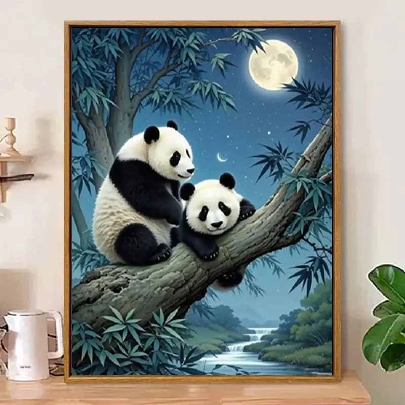 Современная простая алмазная вышивка крестиком: вертикальная версия, Панда в китайском деревенском стиле, ручная работа, декор для дома, тканевое украшение
Современная простая алмазная вышивка крестиком: вертикальная версия, Панда в китайском деревенском стиле, ручная работа, декор для дома, тканевое украшение