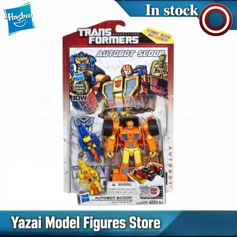 Original Hasbro TRANSFORMERS AUTOBOT SCOOP Action Figure Model
Original Hasbro TRANSFORMERS AUTOBOT SCOOP Action Figure Model