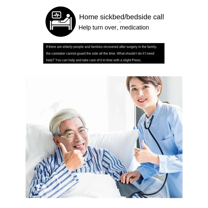 Call Button Pager Pager Wireless 5 Gear Wireless Door Bells 300M For /Elderly/Patient/Disabled/Pregnant Woman Durable EU Plug
Call Button Pager Pager Wireless 5 Gear Wireless Door Bells 300M For /Elderly/Patient/Disabled/Pregnant Woman Durable EU Plug