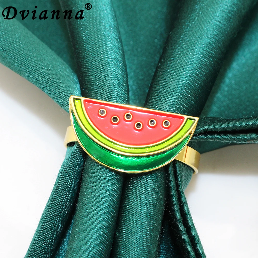 20Pcs Watermelon Napkin Rings Metal Fruit Napkin Holder for Summer Holiday Wedding Birthday Baby Shower Party Table Decor HWE69
20Pcs Watermelon Napkin Rings Metal Fruit Napkin Holder for Summer Holiday Wedding Birthday Baby Shower Party Table Decor HWE69