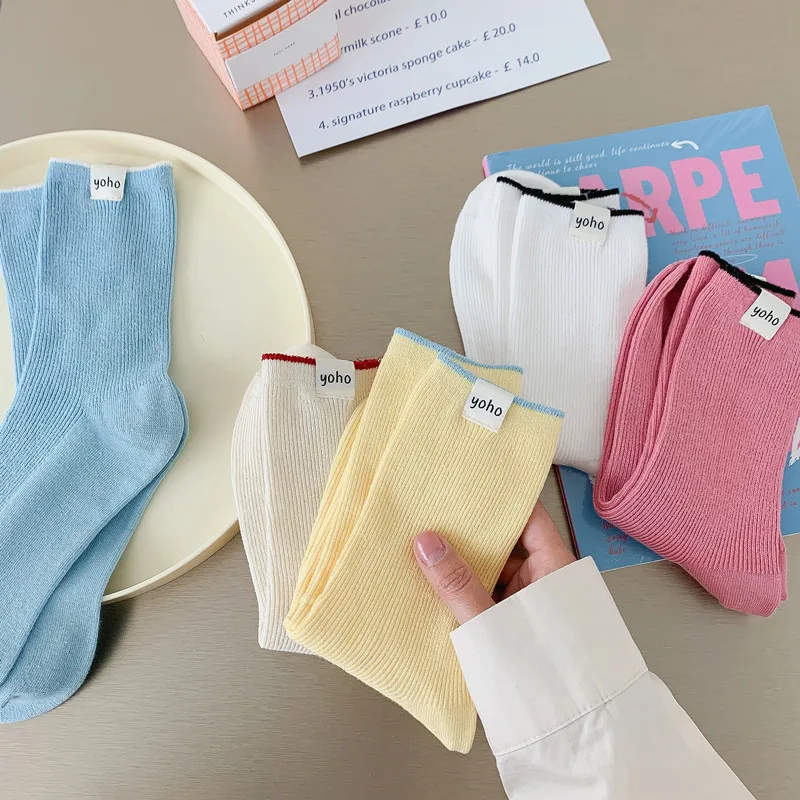 Womens Sock Funny Spring Summer Kawai Breathable Ultra Thinmid-tube Funny Multiple Candy Color Mid-tube Cotton Fashion Soft Sock
Womens Sock Funny Spring Summer Kawai Breathable Ultra Thinmid-tube Funny Multiple Candy Color Mid-tube Cotton Fashion Soft Sock