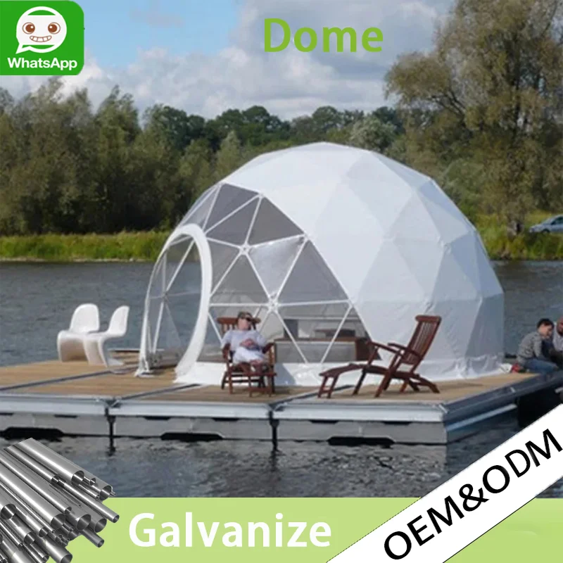 Custom Galvanized Steel Glamping Hotel Dome Tent, Round Garden Resort Tent For Outdoor Camping Accommodation
Custom Galvanized Steel Glamping Hotel Dome Tent, Round Garden Resort Tent For Outdoor Camping Accommodation
