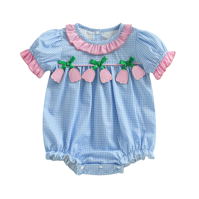 Rompers Baby Girl Summer Clothes Short Puff Sleeve Doll Collar Bubble Romper Infant Toddler Jumpsuit Bodysuit
Rompers Baby Girl Summer Clothes Short Puff Sleeve Doll Collar Bubble Romper Infant Toddler Jumpsuit Bodysuit
