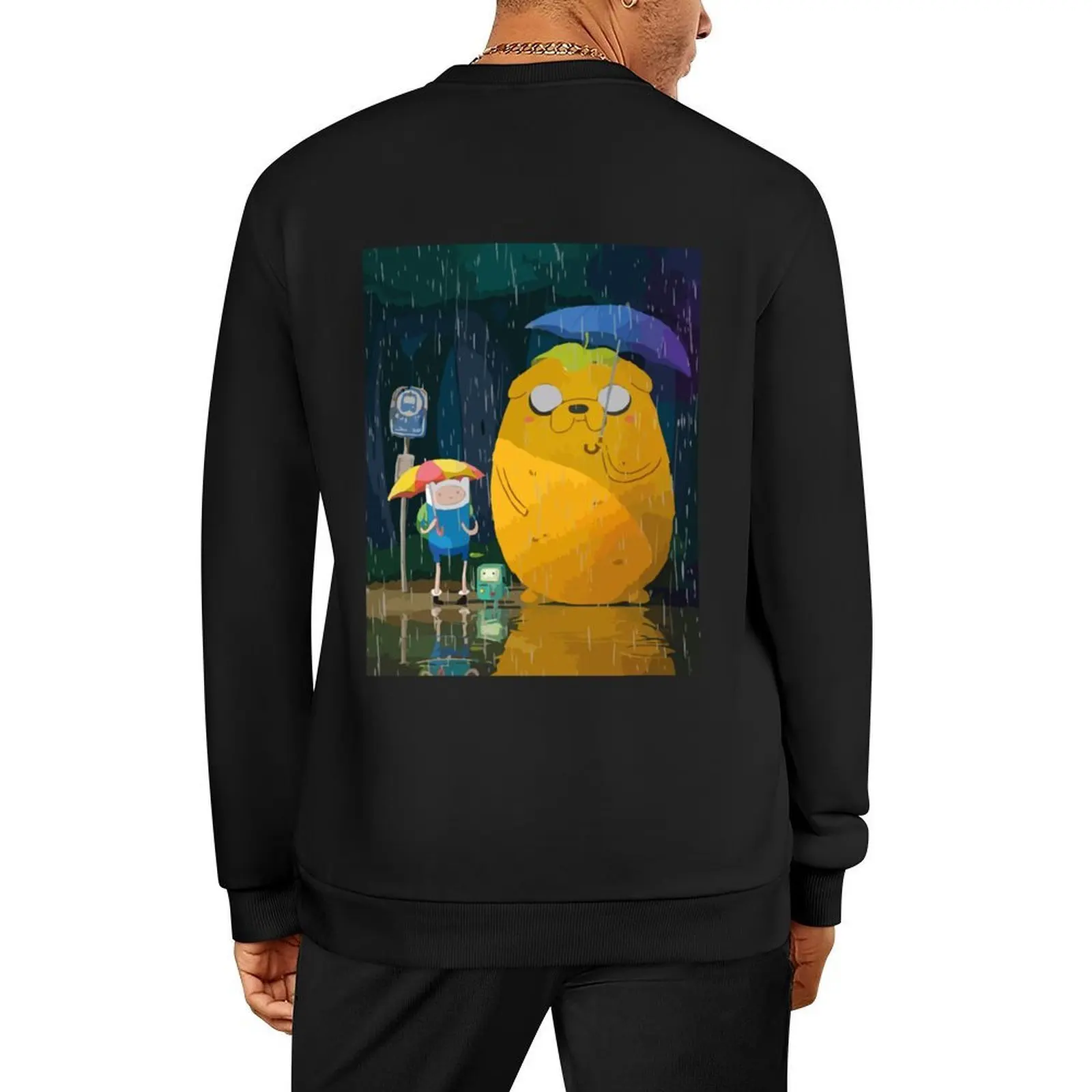 Adventure Time Tororo, Jake Totoro, finn, bmo, animation Pullover male clothes anime clothing men sweatshirt
Adventure Time Tororo, Jake Totoro, finn, bmo, animation Pullover male clothes anime clothing men sweatshirt