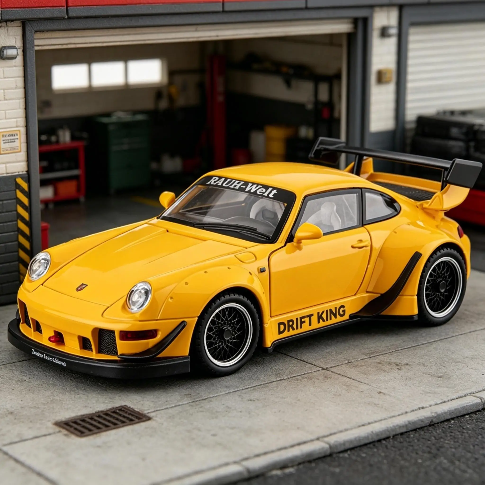 1:22 Simulation Porsche RWB993 Alloy Car Model doors and the front hood and trunk door can be opened rich in details
1:22 Simulation Porsche RWB993 Alloy Car Model doors and the front hood and trunk door can be opened rich in details