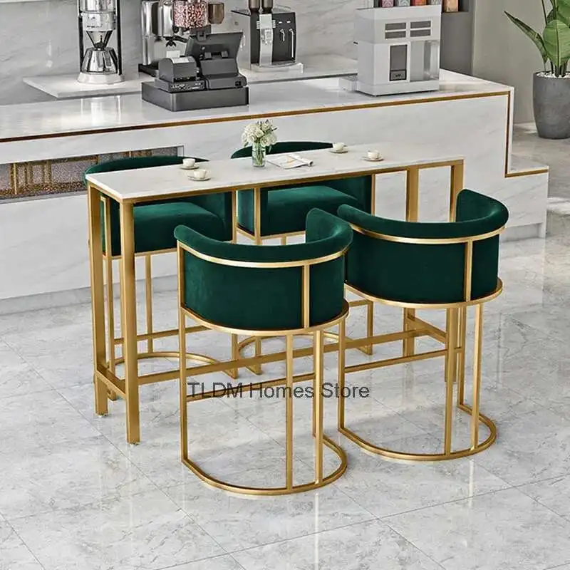 Italian Wrought Iron Bar Chairs Household Restaurant Bar Stools Light Luxury Leisure Front Desk Cafe Back High Stool for Kitchen
Italian Wrought Iron Bar Chairs Household Restaurant Bar Stools Light Luxury Leisure Front Desk Cafe Back High Stool for Kitchen