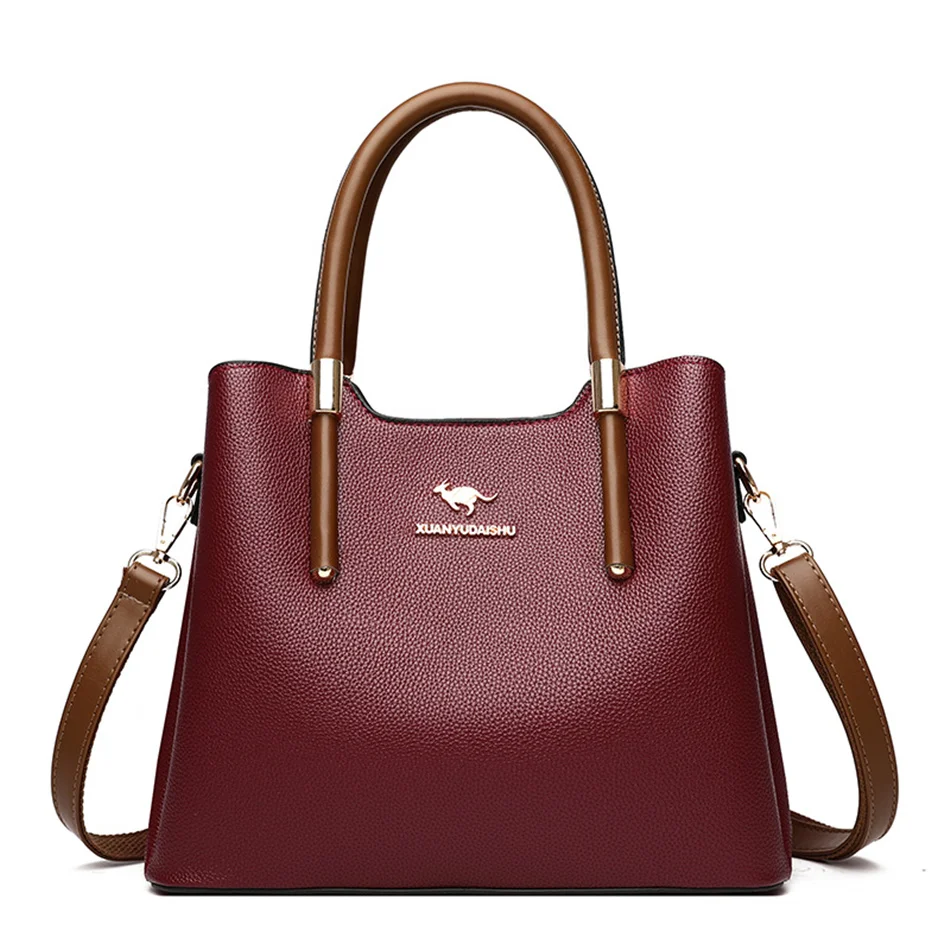 Top-Handle High Quality Shoulder Bag Women Leather Handbag Casual Crossbody Bags for Ladies Luxury Designer Tote
Top-Handle High Quality Shoulder Bag Women Leather Handbag Casual Crossbody Bags for Ladies Luxury Designer Tote