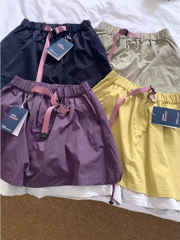 Outdoor Mountain Series High Waist A-Line Skirt Quick Dry Cycling Sport Women's Half Skirt Korean Style Loose Fit Short Skirt
Outdoor Mountain Series High Waist A-Line Skirt Quick Dry Cycling Sport Women's Half Skirt Korean Style Loose Fit Short Skirt