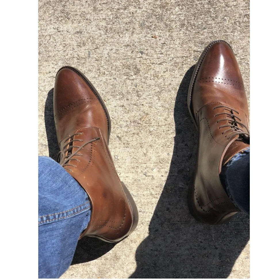 Brown Lace Up Matte Men Shoes Men's Dress Shoes Leather Boots High Quality Party Shoes Fashion Big Size 48 Zapatillas Mujer
Brown Lace Up Matte Men Shoes Men's Dress Shoes Leather Boots High Quality Party Shoes Fashion Big Size 48 Zapatillas Mujer
