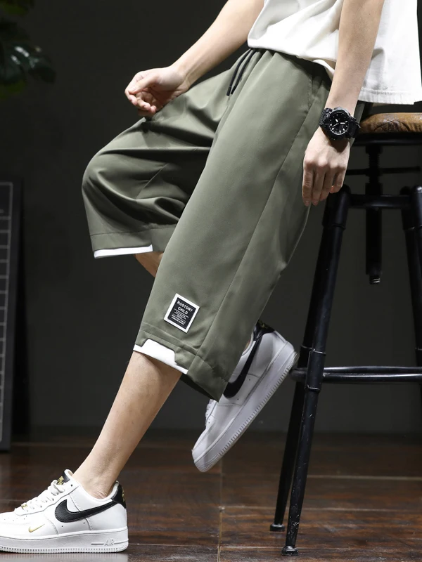 Летние мужские повседневные брюки свободного кроя с прямыми штанинами, однотонные, длиной 7/8, дышащие, удобные, для повседневной носки, коллекция 2025 года
Летние мужские повседневные брюки свободного кроя с прямыми штанинами, однотонные, длиной 7/8, дышащие, удобные, для повседневной носки, коллекция 2025 года