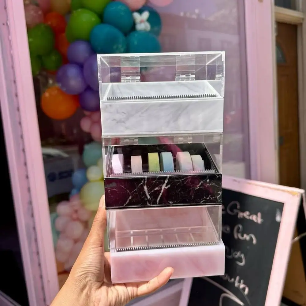 Eyelash Extension Tape Cutter Adhesive Tape Holder Tape Split Tools Tape Holder Base Lash Rotating Tape Cutting Makeup Tools
Eyelash Extension Tape Cutter Adhesive Tape Holder Tape Split Tools Tape Holder Base Lash Rotating Tape Cutting Makeup Tools