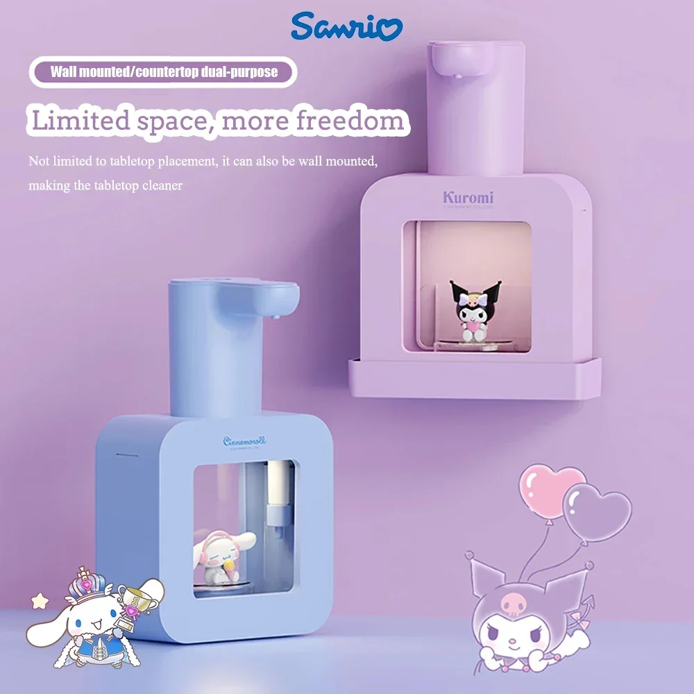 Cute Sanrio Automatic Hand Sanitizer Dispenser Cinnamoroll Kuromi 400ml Cartoon Smart Hand Wash Contact Free Hand Soap Dispenser
Cute Sanrio Automatic Hand Sanitizer Dispenser Cinnamoroll Kuromi 400ml Cartoon Smart Hand Wash Contact Free Hand Soap Dispenser