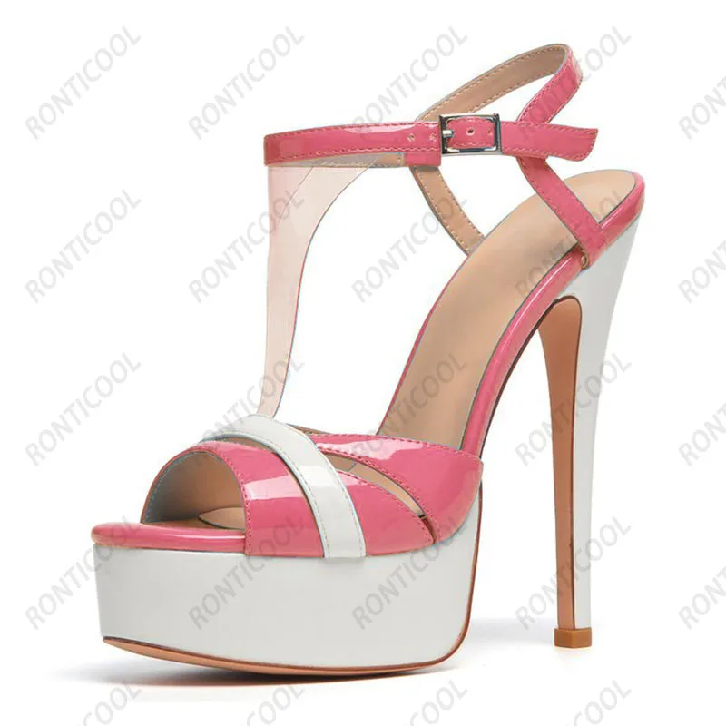 Ronticool/женские летние сандалии с ремешком на щиколотке, пикантные туфли на шпильке с открытым носком, небесно-голубые модельные туфли, женские модельные туфли, размер США 5-20 
Ronticool/женские летние сандалии с ремешком на щиколотке, пикантные туфли на шпильке с открытым носком, небесно-голубые модельные туфли, женские модельные туфли, размер США 5-20