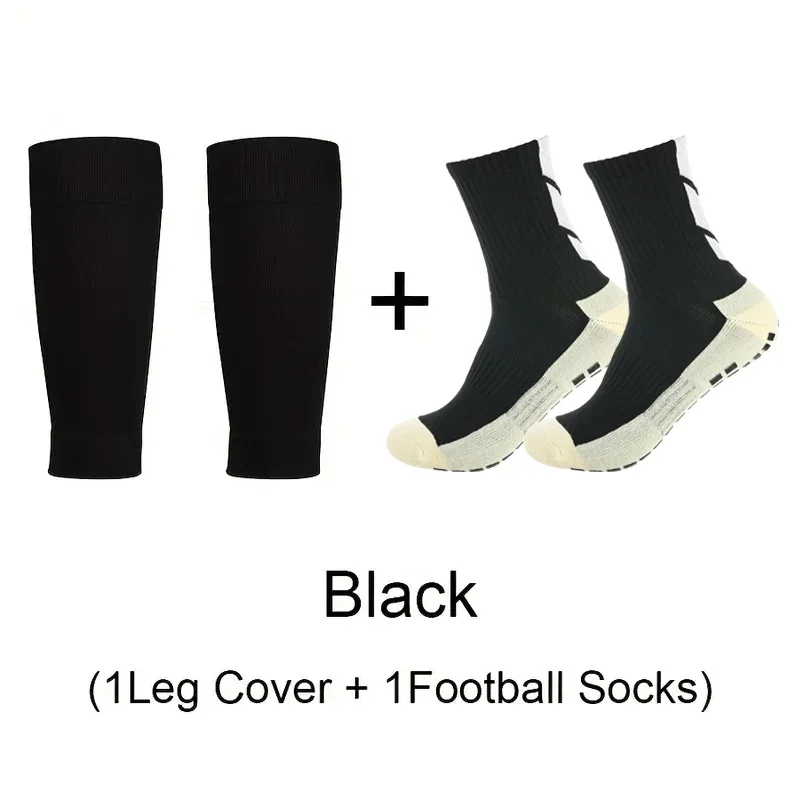 2 Pairs Set Men Women Football Socks and Knee Pads Calf Sleeves Outdoor Sports Socks Protective Equipment Non-slip Soccer Socks
2 Pairs Set Men Women Football Socks and Knee Pads Calf Sleeves Outdoor Sports Socks Protective Equipment Non-slip Soccer Socks